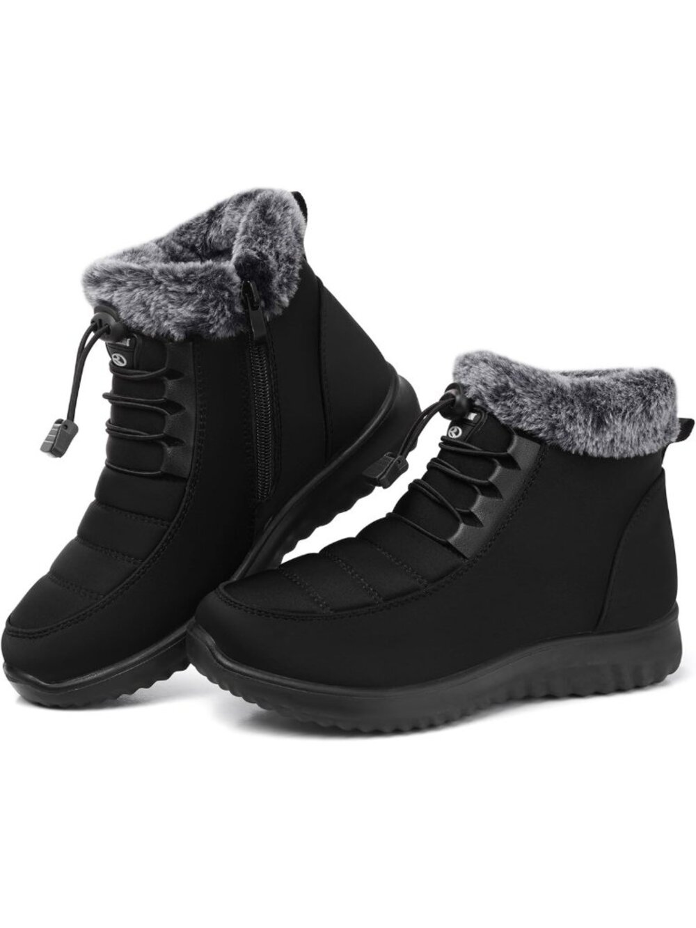 Cozy Winter Snow Boots for Women | Fur Lined Warm Ankle Booties, Perfect for
